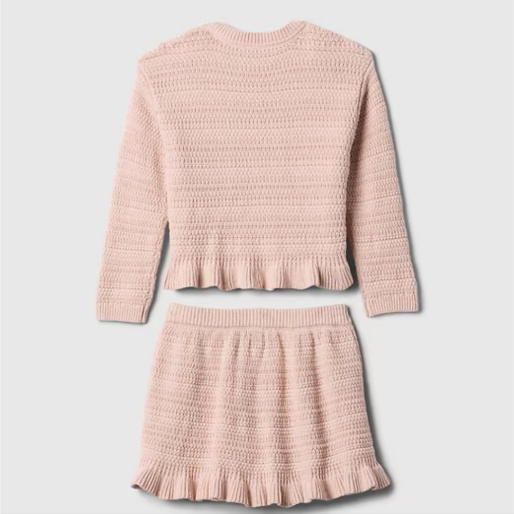 GAP Blush Knit Kids Set